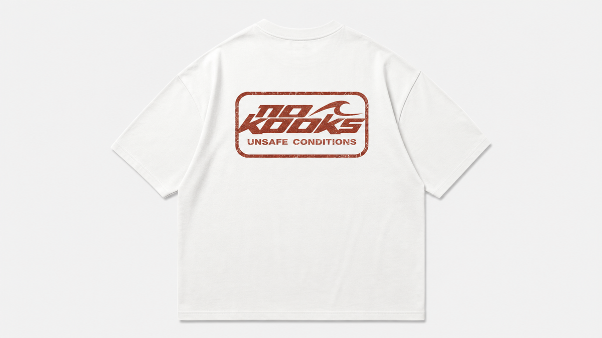 Bomb Swell "Unsafe Conditions" Tee — No Kooks Drop